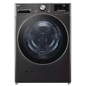 LG 21kg Black Steel Front Loader Washing Machine - F0P2CYV2E