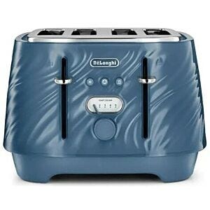 Delonghi 4 Slice Ballerina Seta Toaster - CTDS4003.BL