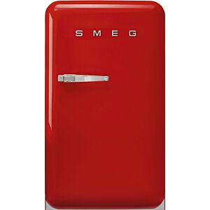 Smeg 130L Red Free Standing Bar Fridge - FAB10HRRD6