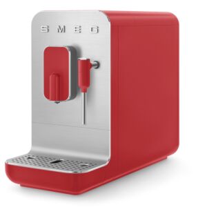 Smeg Bean To Cup Coffee Machine Matt Red - BCC02RDMSA 