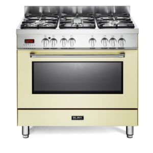 Elba 90cm Excellence Gas Electric Cooker Cream- 9S4EX937NB