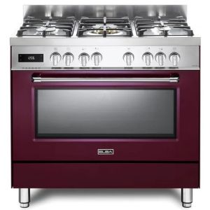Elba 90cm Excellence Gas Electric Cooker Red - 9S4EX937NR