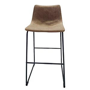 Sono Cowboy Brown Barstool - HY-7163-2B