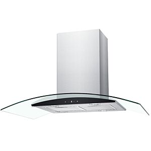 Falco 120CM Island Curved Glass Extractor - AR-120-809 FALCO