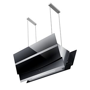 Falco 90cm Black Island Glass Extractor - AR-90-826