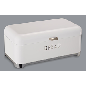 Deluxe White Bread Bin With 3Pcs Canisters - CH727