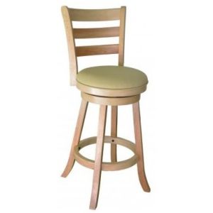 Jost Swivel Chair Natural Wood Barstool - BE1513C-BS