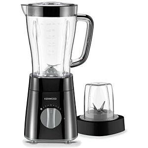 Kenwood 1.5l Stainless Steel Blender With Mill Black 500W - BLP16.150BK