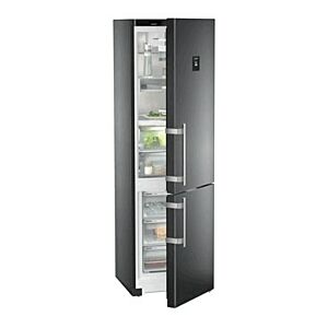 Liebherr 96L Black Steel Prime Combi Freestanding Fridge - CBNBSD 576I