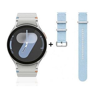 Samsung 44mm Silver + Blue Galaxy Watch 7 + Strap - F-L310NZSAXFA