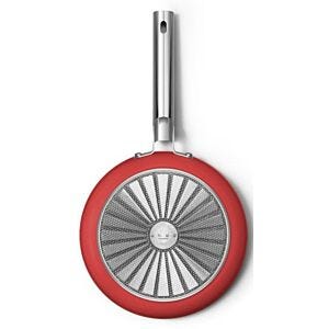 Smeg 26cm Red 50's Style Frypan - CKFF2601RDM