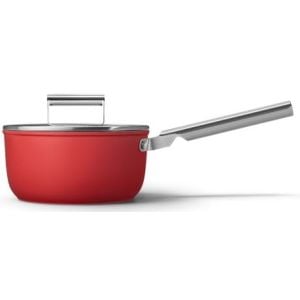 Smeg 20cm 50's Style Saucepan (Red) - CKFS2011RDM