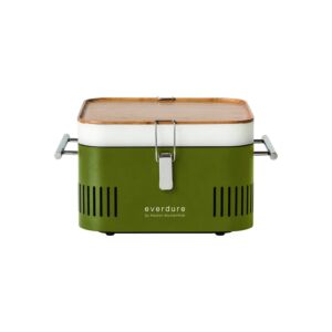 Everdure by Heston Blumenthal Cube Portable Charcoal Braai Khaki - HBCUBEK