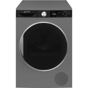 Smeg 9kg Dark Inox Free Standing Tumble Dryer - D3T9XSA
