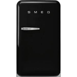 Smeg 130L Black Free Standing Refrigerator Fridge - FAB10HRBL5
