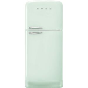 Smeg Pastel Green Free Standing Refrigerator Top Mount Fridge - FAB50RPG5