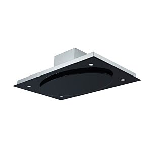 Falco Black Glass Ceiling Extractor - FAL-100-ABL