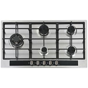 Falco 90cm Stainless Steel Gas Hob  - FAL-SSGH-90