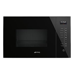 Smeg 25l Black Built-in Microwave With Grill - FMI125N