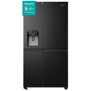 Hisense Side by Side Black 601lt Refrigerator - H780SB-IDL