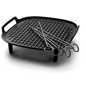 Philips 0.3kg Black Airfryer Grill Kit Accessory - HD9959/00