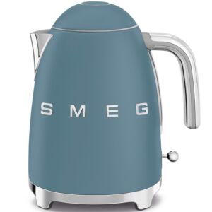 Smeg 1.7l Storm Blue Matt Electric Kettle - KLF03SBMEU