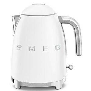 Smeg 1.7L Matte White Retro Cordless Kettle - KLF03WHMSA