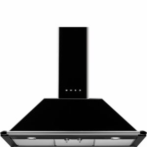 Smeg 90cm Black Extractor Hood - KT90BLE