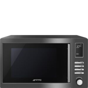 Smeg 60cm Dark Inox Countertop Microwave - MOE25B