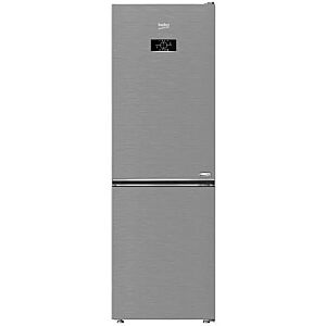 Beko 316l Silver Freestanding Frost Free Combi Fridge / Freezer - B3RCNE364HXB