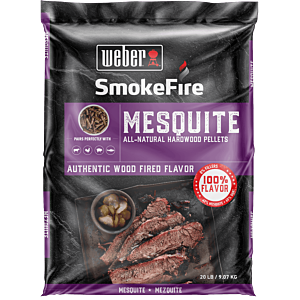 Weber Wood Pellets Mesquite All-Natural Hardwood Pellets - 190003