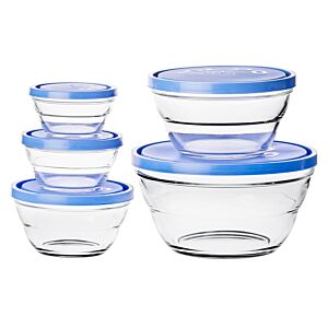 Lambada 5pc Blue Bowl Set -  14075952