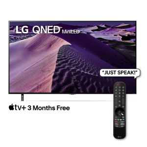 LG 75'' QNED 4K UHD MiniLED 120HZ Smart TV with Magic Remote, HDR & webOS