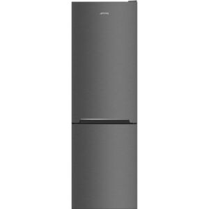 Smeg 60cm Dark Inox Bottom Mount Free Standing Refrigerator - RC33KNZA