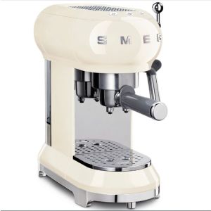 Smeg Cream Espresso Coffee Machine - ECF01CREUSA 
