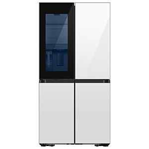 Samsung 704l White Bespoke French Door Fridge With Bespoke See-Thru Door And Beverage Centre - RF71DB975012FA