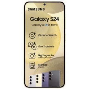 Samsung Galaxy S24 256GB Amber Yellow - SM-S921BZYCAFA 