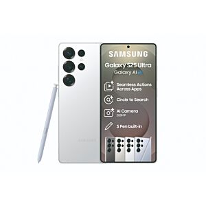 Samsung Galaxy S25 Ultra 256GB Titanium White Silver - SM-S938BZSIAFA