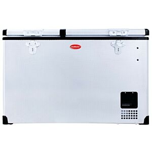 Snomaster 66lt Dual Compartment Stainless Steel Fridge/Freezer - SMDZ-EX67D