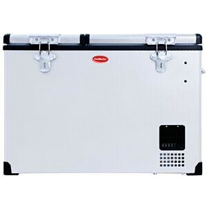 SnoMaster 66lt Low Profile Dual Compartment Stainless Steel Fridge/Freezer - SMDZ-LP66D