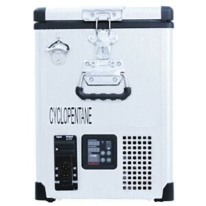 SnoMaster 42l Stainless Steel Single Compartment Portable Fridge/Freezer AC/DC - SMDZ-TR42S