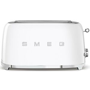 Smeg 4 Slice White Toaster - TSF02WHEU