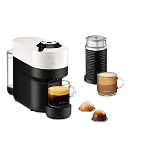 Nespresso Vertuo Pop Coffee Machine With Aeroccino Milk Frother Bundle - Coconut White - 90009325