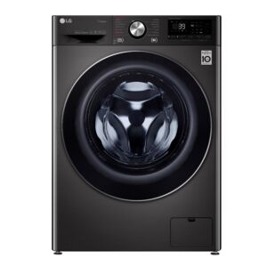 LG 12kg Wash / 8kg Dry Black Steel Vivace AI DD Washer Dryer Combo - F4V9BCP2E