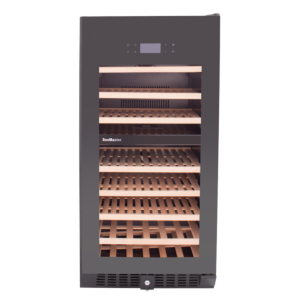 SnoMaster 72kg Black 78 Bottle Pro Series Dual Zone Wine Cooler - VT-94PRO