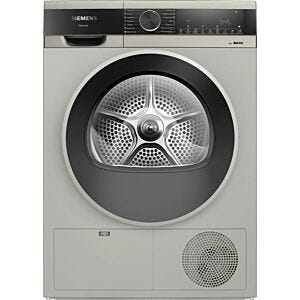 Siemens 9kg Silver inox iQ300 Condenser Tumble Dryer - WP41G0XZA