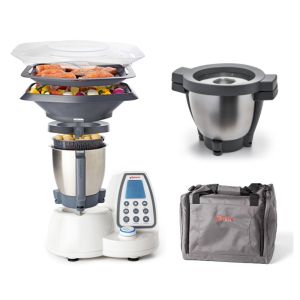 Yammi White Cooking Robot (Multicooker) - YAM-7310434 + YAM-5639876 + YAM-5651946