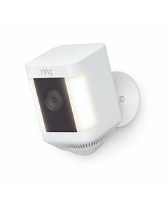 Ring - Spotlight Cam Plus Battery- White