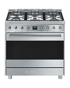 Smeg 90cm Stainless Steel Gas/Electric Stove - C9MAXSSA9