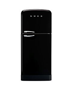 Smeg Retro Black Vintage Fridge - FAB50RBL